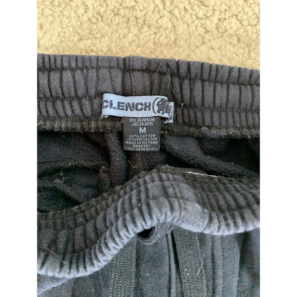 Clench Jeans Blue Cargo Sweatpants Sweats Adjustable Hem Jogger Size Medium (M) - Picture 3 of 9